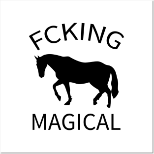 Fucking magical horse Posters and Art